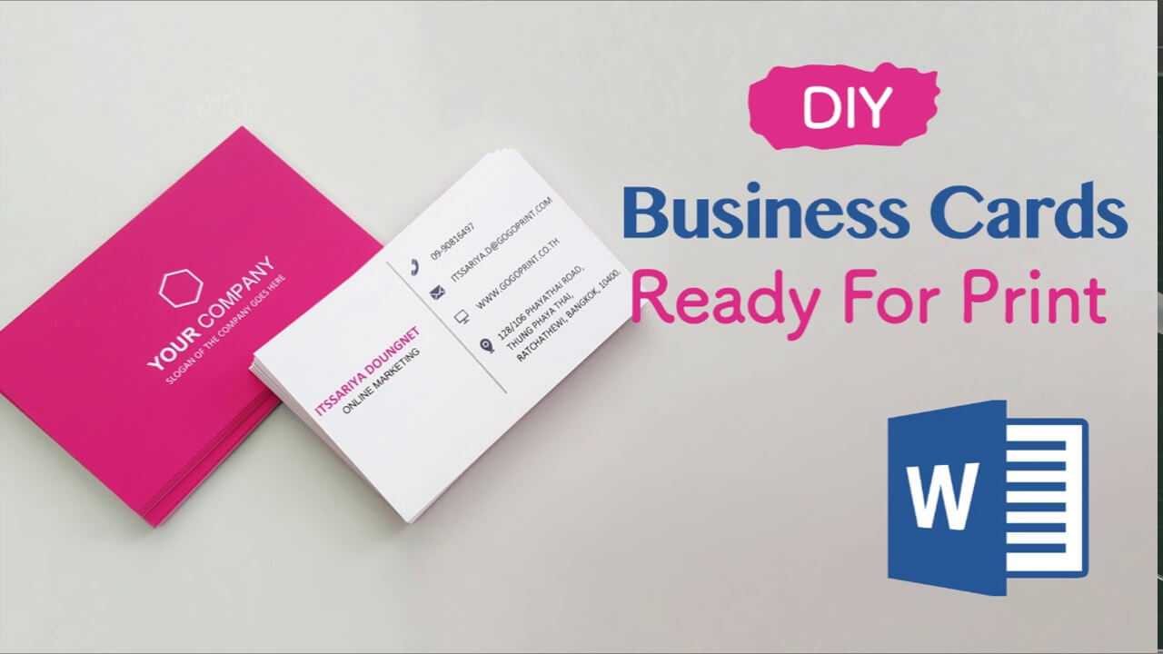 How To Create Your Business Cards In Word – Professional And Print Ready In  4 Easy Steps! Throughout Business Card Template Word 2010