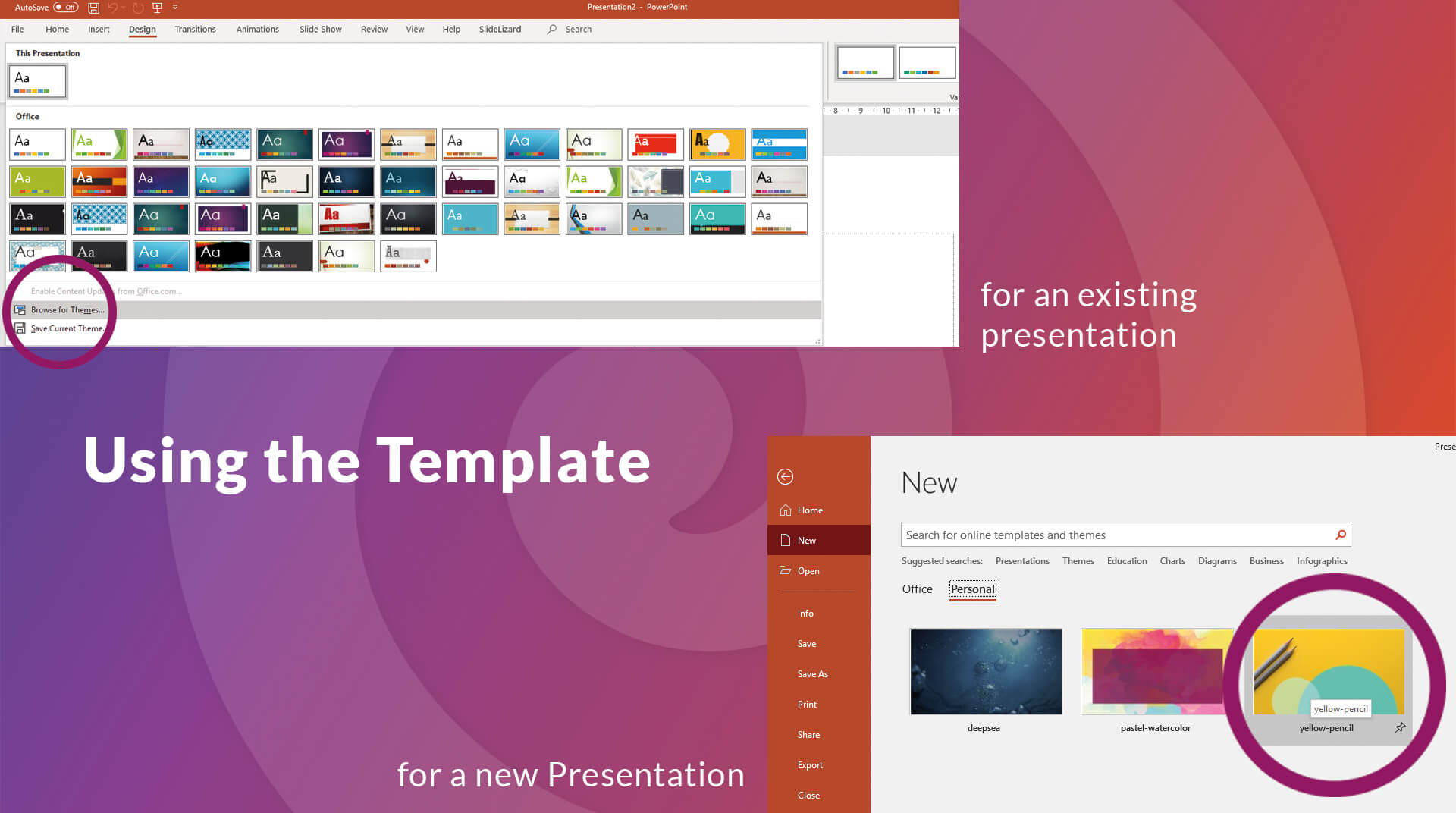 How To Create Your Own Powerpoint Template (2019) | Slidelizard For How To Save A Powerpoint Template