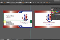 How To Design A Double Sided Business Card In Adobe Illustrator Cc, Cs6, Cs5 in Double Sided Business Card Template Illustrator