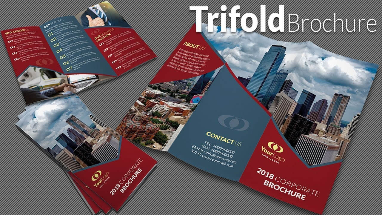 How To Design A Trifold Brochure In Adobe Illustrator Cc 2019 Within Adobe Illustrator Tri Fold Brochure Template