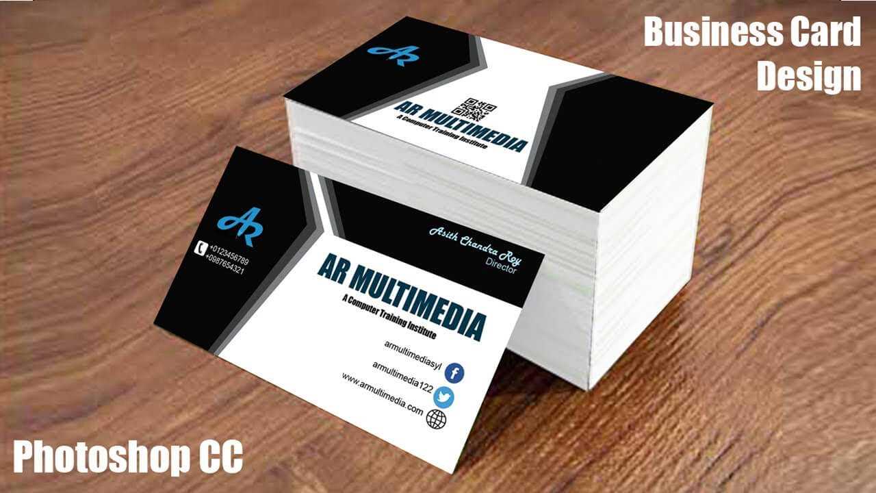 How To Design Business Card In Adobe Photoshop Cc|Graphic Design Business  Cards|Mockup Design For Photoshop Cs6 Business Card Template