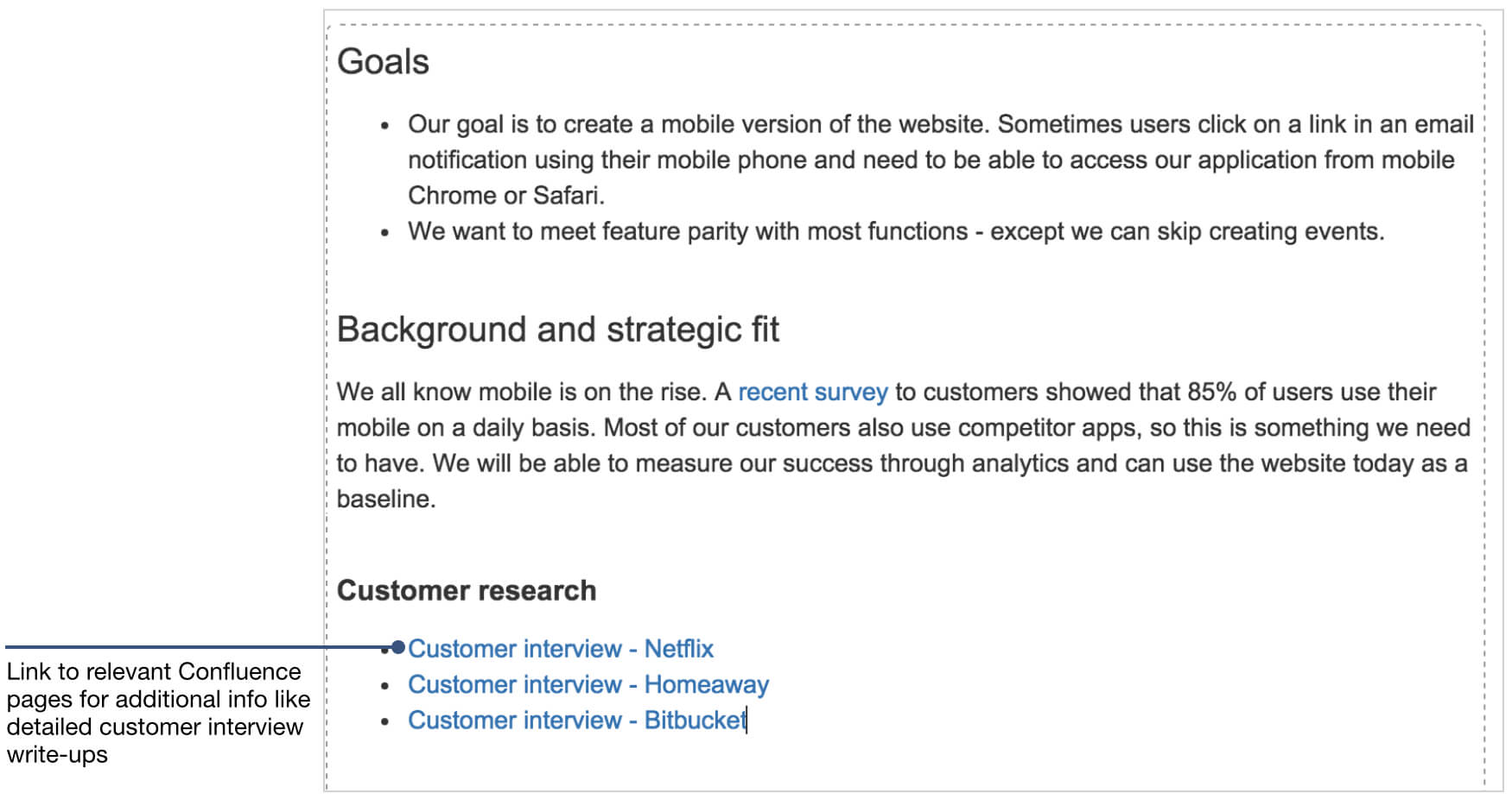 How To Document Product Requirements In Confluence Regarding Product Requirements Document Template Word