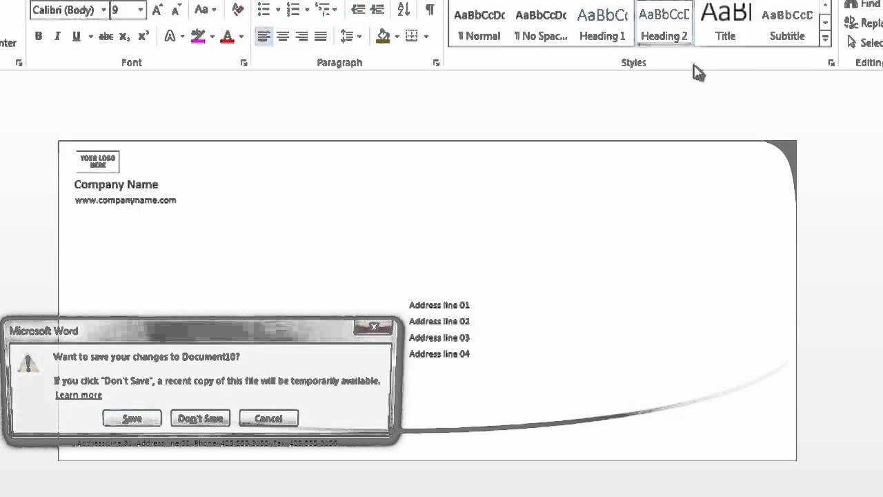 How To Format Envelopes On Microsoft Word : Using Microsoft Word With Regard To Word 2013 Envelope Template