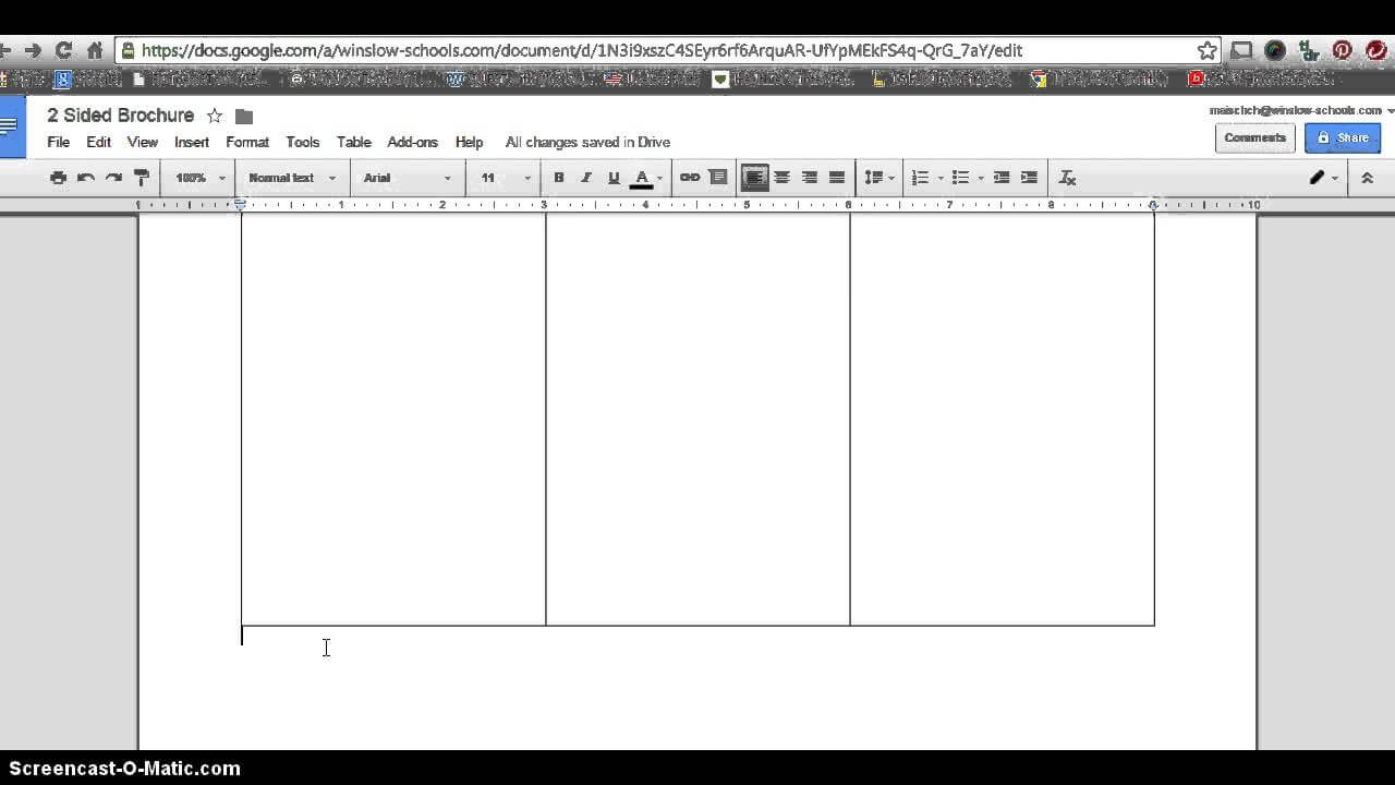 How To Make 2 Sided Brochure With Google Docs Throughout Brochure Templates Google Docs
