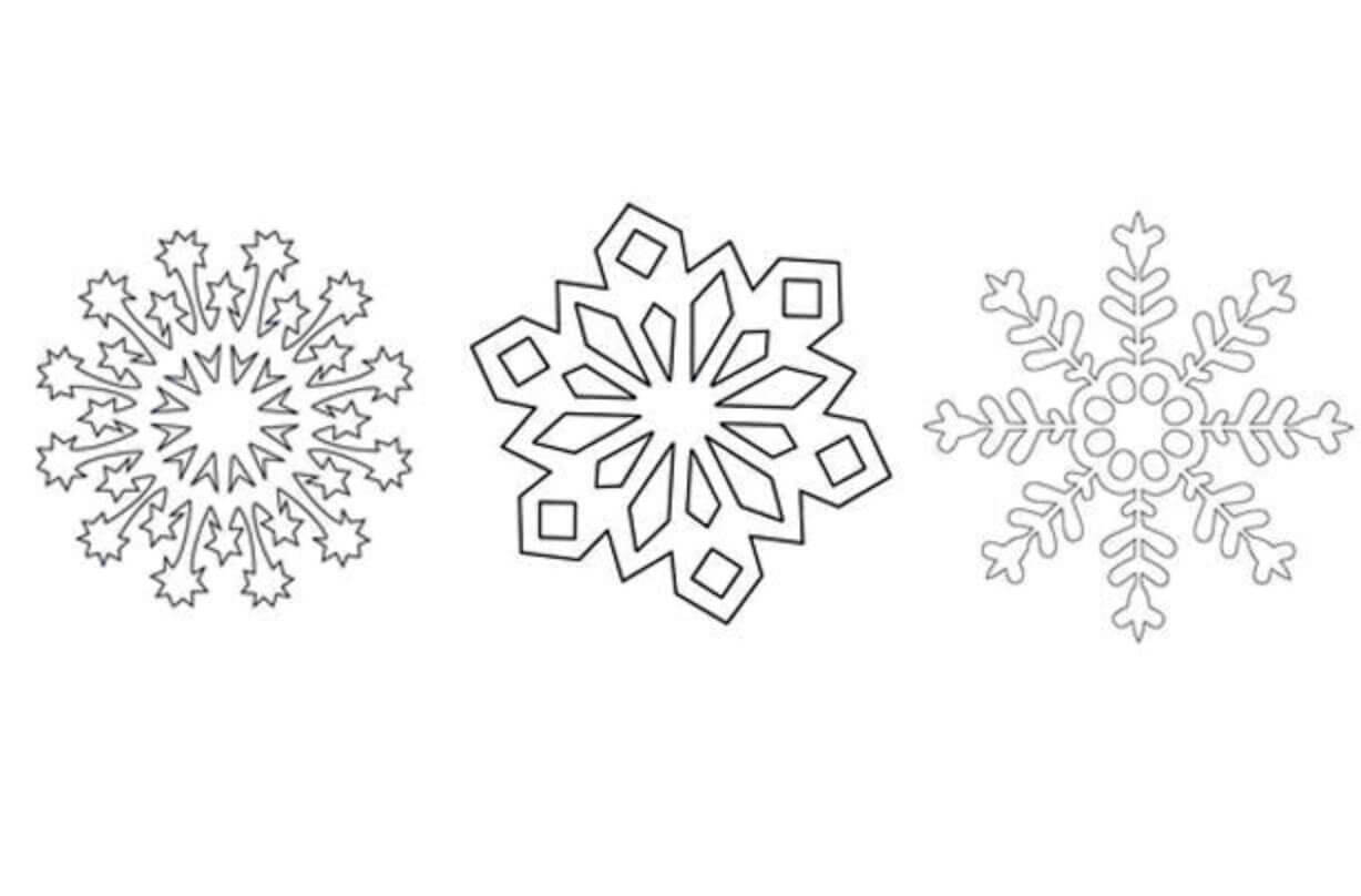 How To Make Paper Snowflakes: Get Our Free Templates! For Blank Snowflake Template