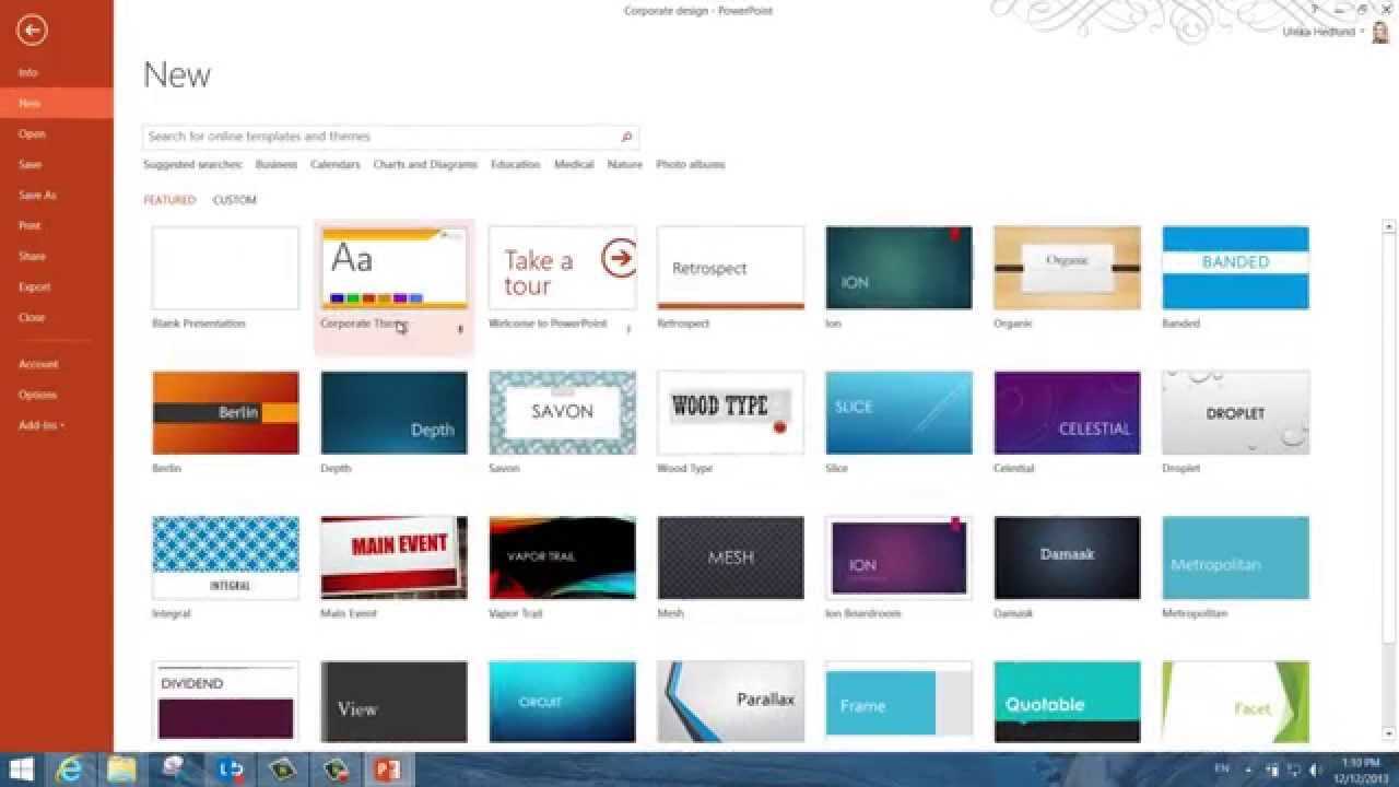 How To Save A Theme In Powerpoint 2013 Pertaining To Powerpoint 2013 Template Location