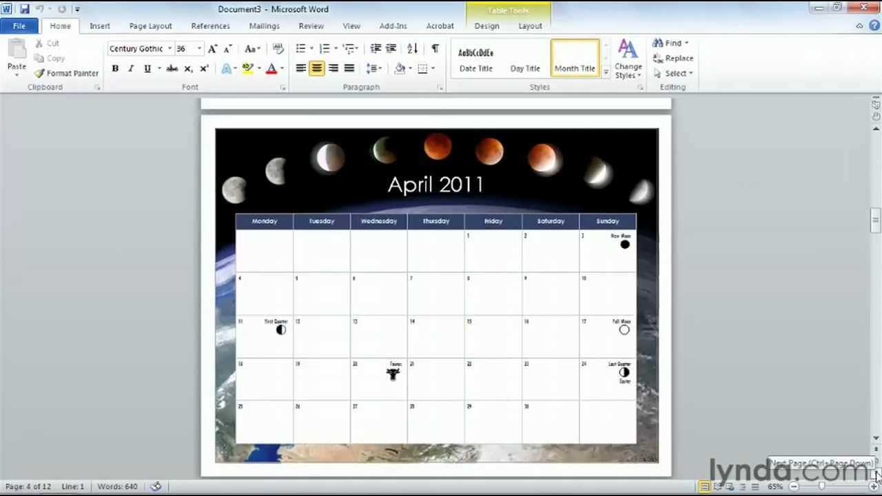 How To Use Microsoft Word Templates | Lynda Tutorial In How To Use Templates In Word 2010