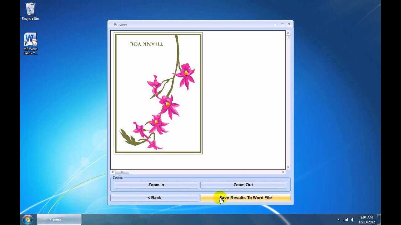 How To Use Ms Word Thank You Card Template Software Throughout Thank You Card Template Word