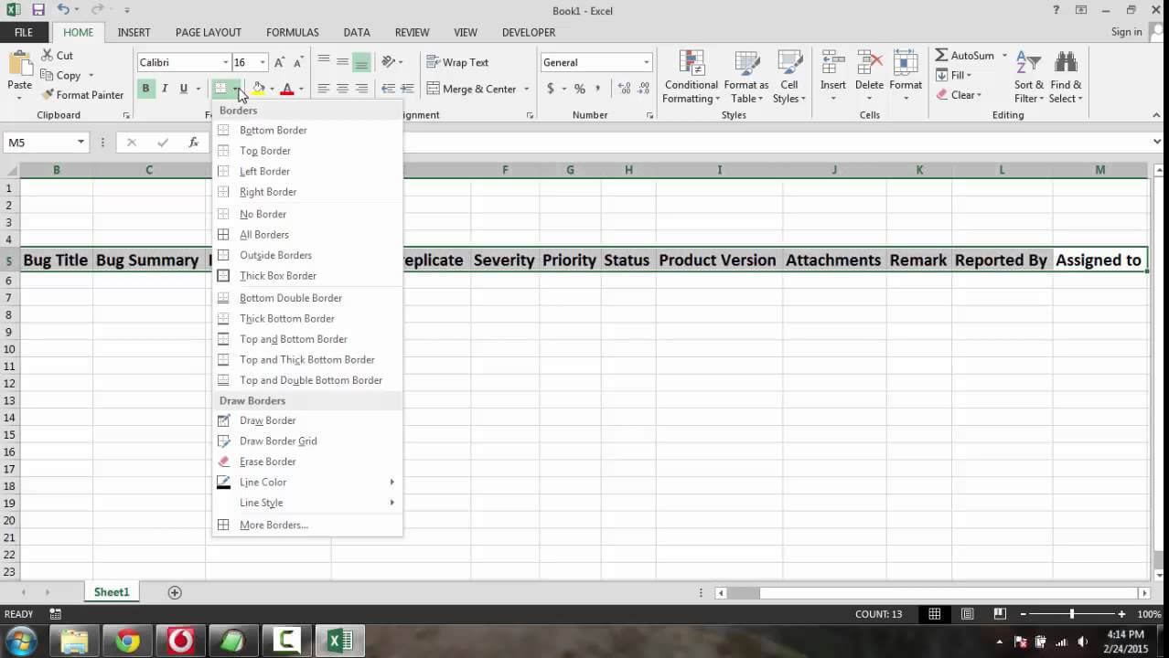 How To Write Defect Report Template In Excel In Bug Report Template Xls