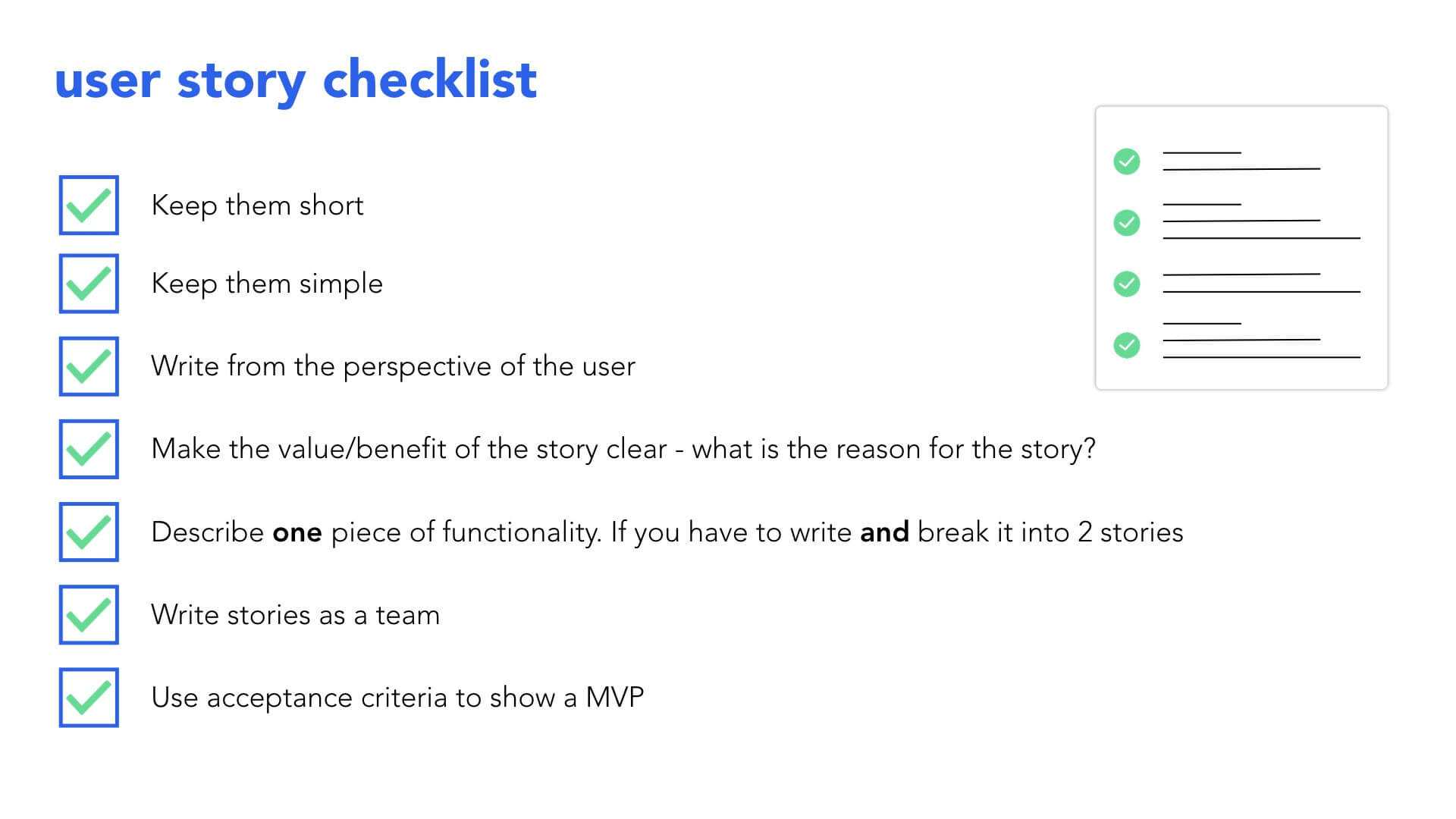 How To Write Good User Stories In Agile Software Development Throughout Agile Story Card Template