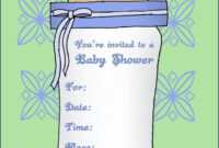 I Like This Free Baby Shower Invitation Template For Word pertaining to Free Baby Shower Invitation Templates Microsoft Word