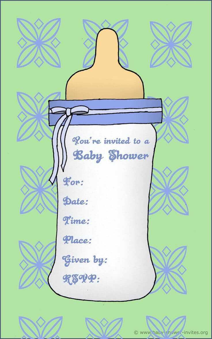 I Like This Free Baby Shower Invitation Template For Word Pertaining To Free Baby Shower Invitation Templates Microsoft Word