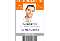 Id Card Template Coreldraw – Bushveld Lab Pertaining To intended for Photographer Id Card Template