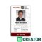 Id Card Template Recent Visualize 1 Front Of Id Employee 232 inside Employee Card Template Word