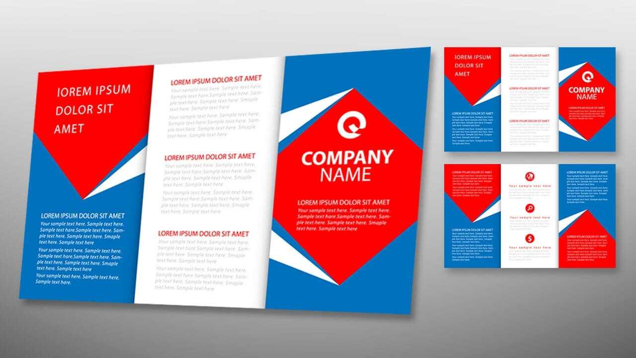 Illustrator Tutorial – Tri Fold Brochure Design Template In Tri Fold Brochure Ai Template