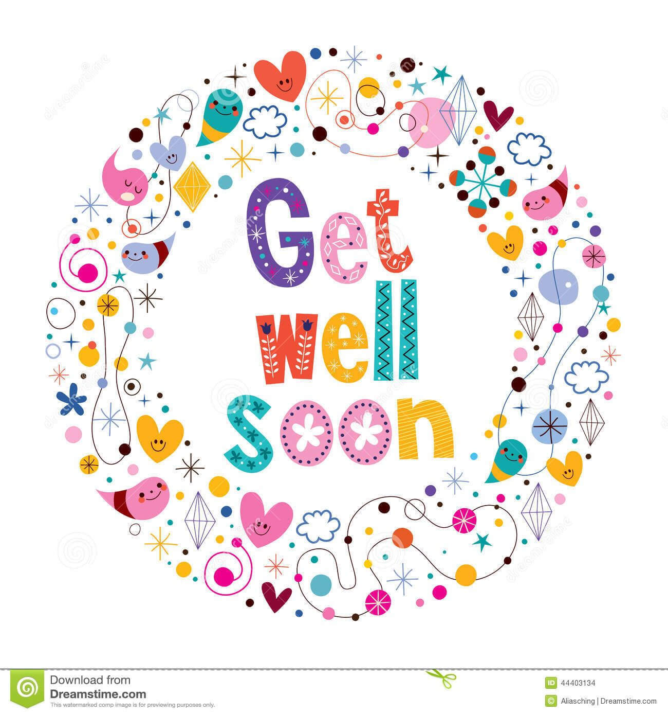 Image Result For Get Well Soon Card | My Space | Get Well Intended For Get Well Card Template