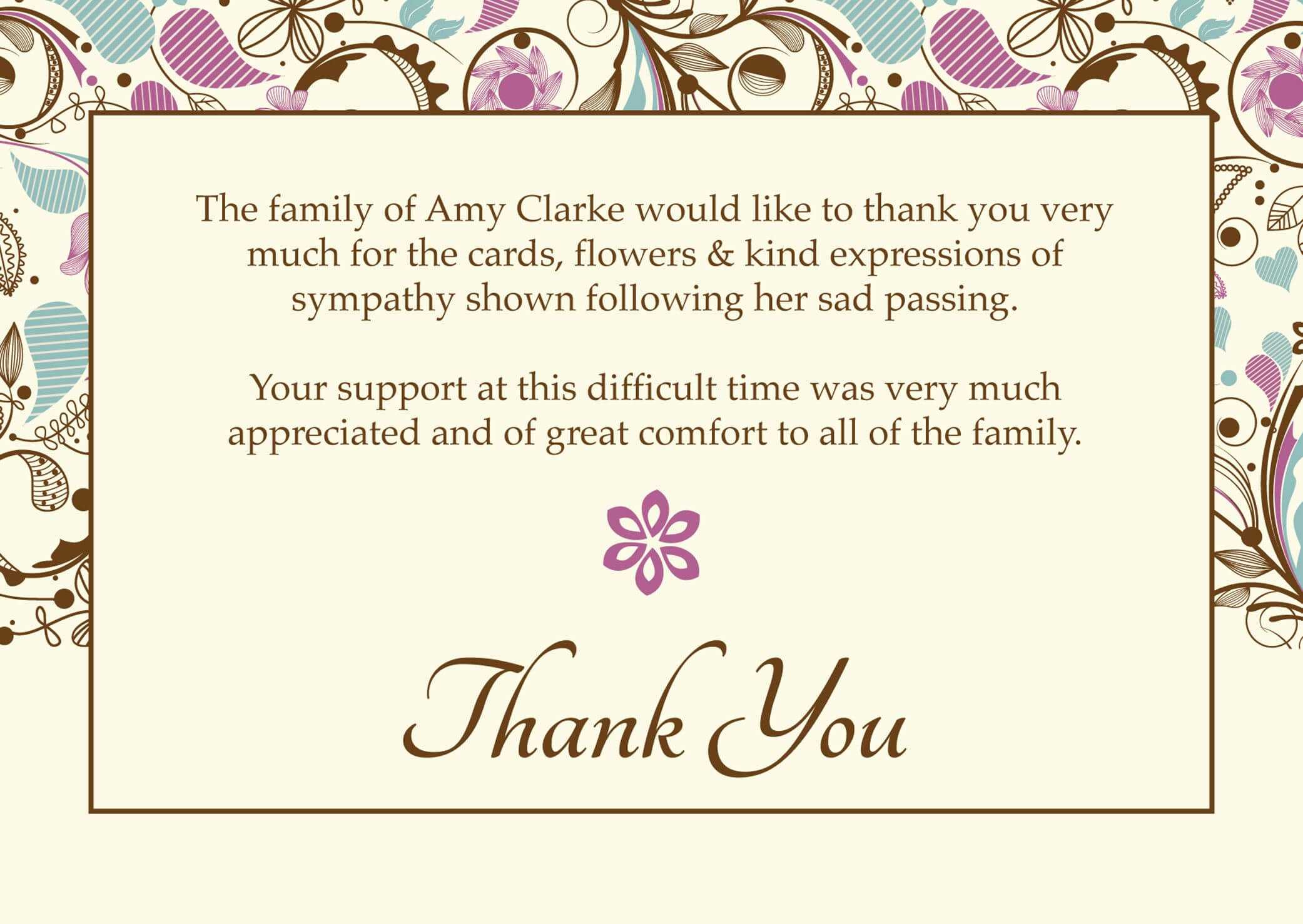 Images Of Thank You Cards Wallpaper Free With Hd Desktop In Thank You Card Template Word