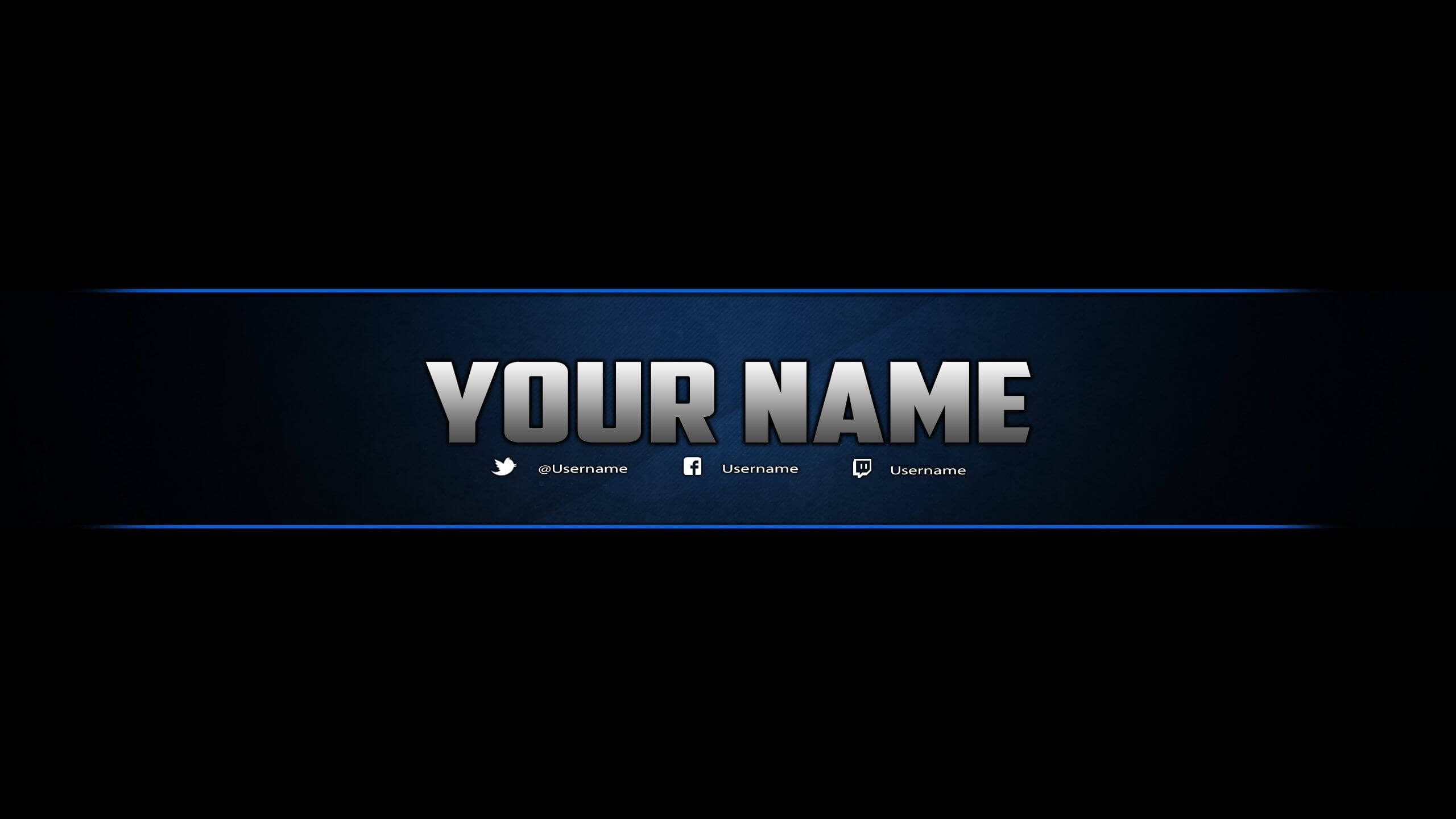 Images Of X Youtube Gaming Banner Template No Text Within For Yt Banner Template