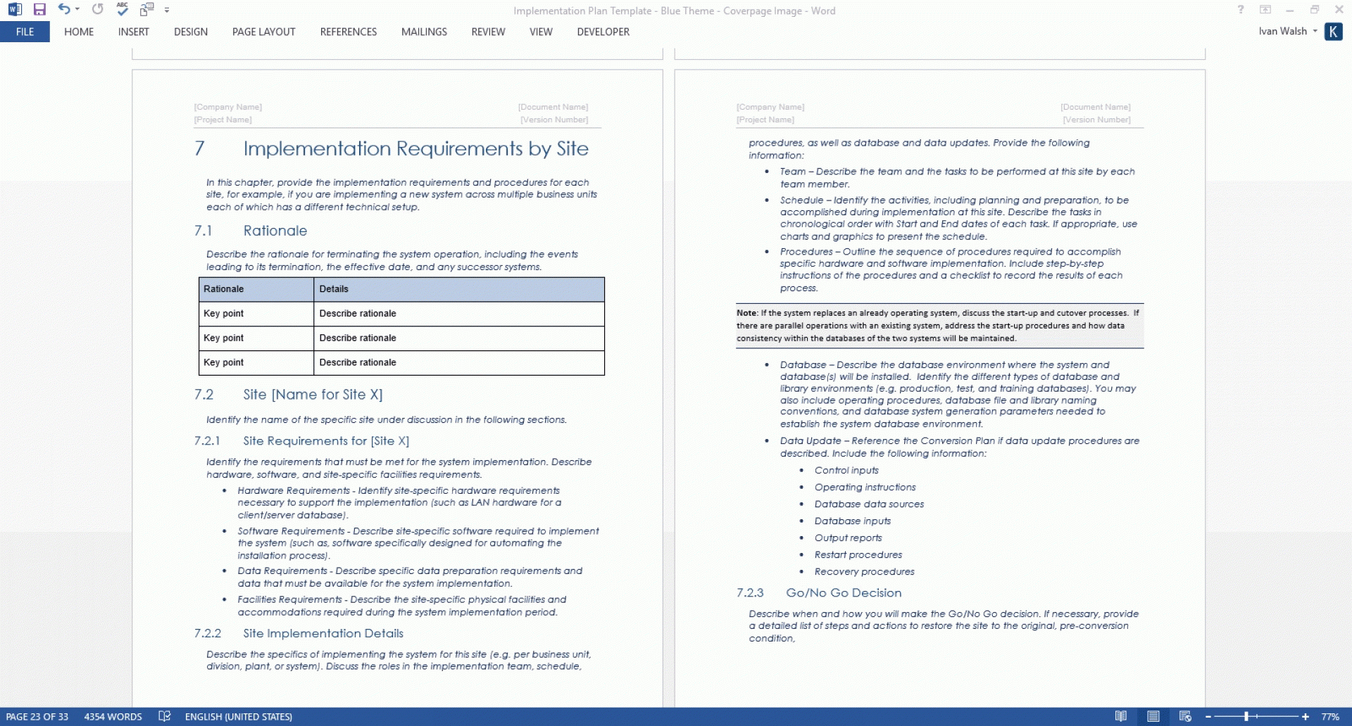 Implementation Report Template – Atlantaauctionco In Project Implementation Report Template