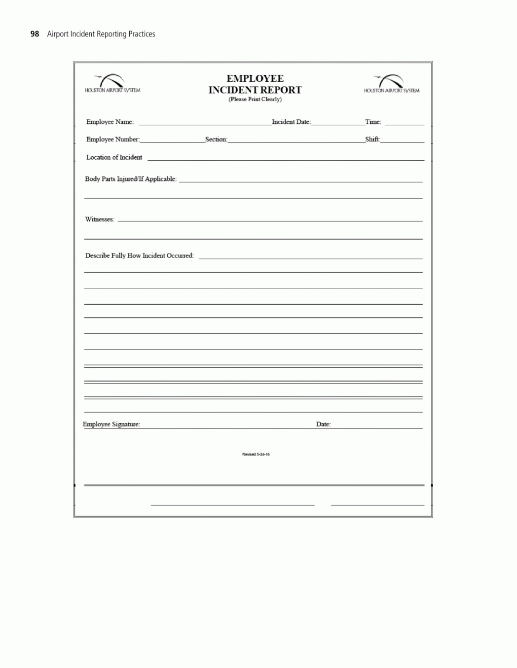 Incident Report Form Template ~ Adriennebailon With Regard To Employee Incident Report Templates