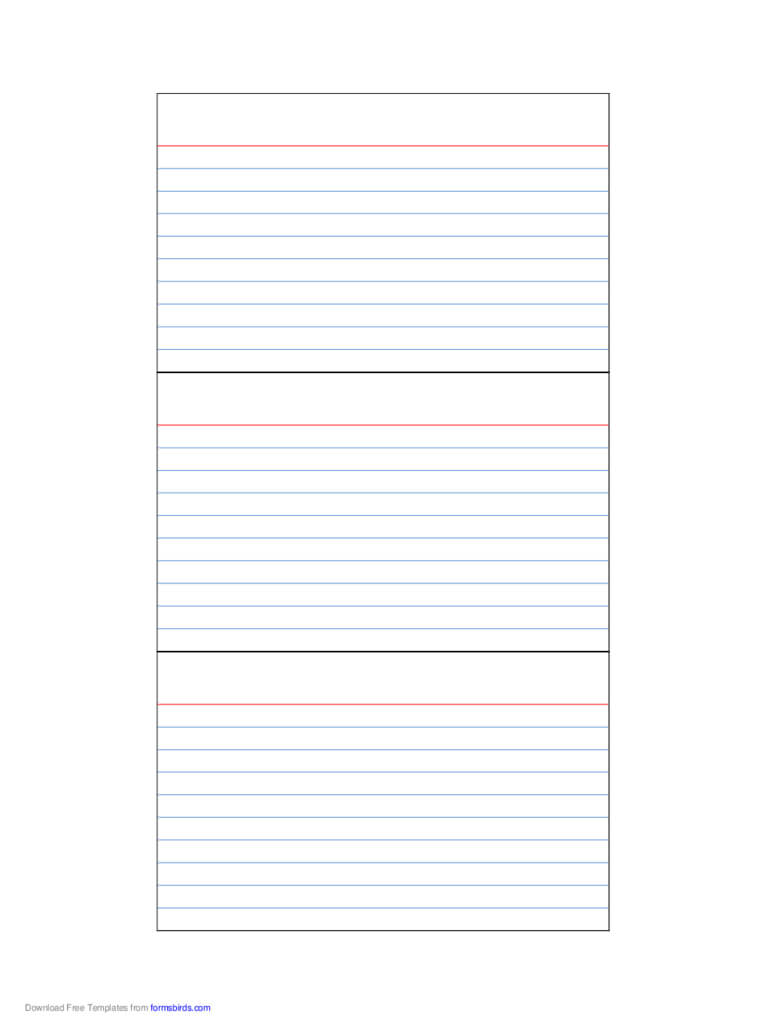 Index Card Template – 4 Free Templates In Pdf, Word, Excel Within Index Card Template For Word