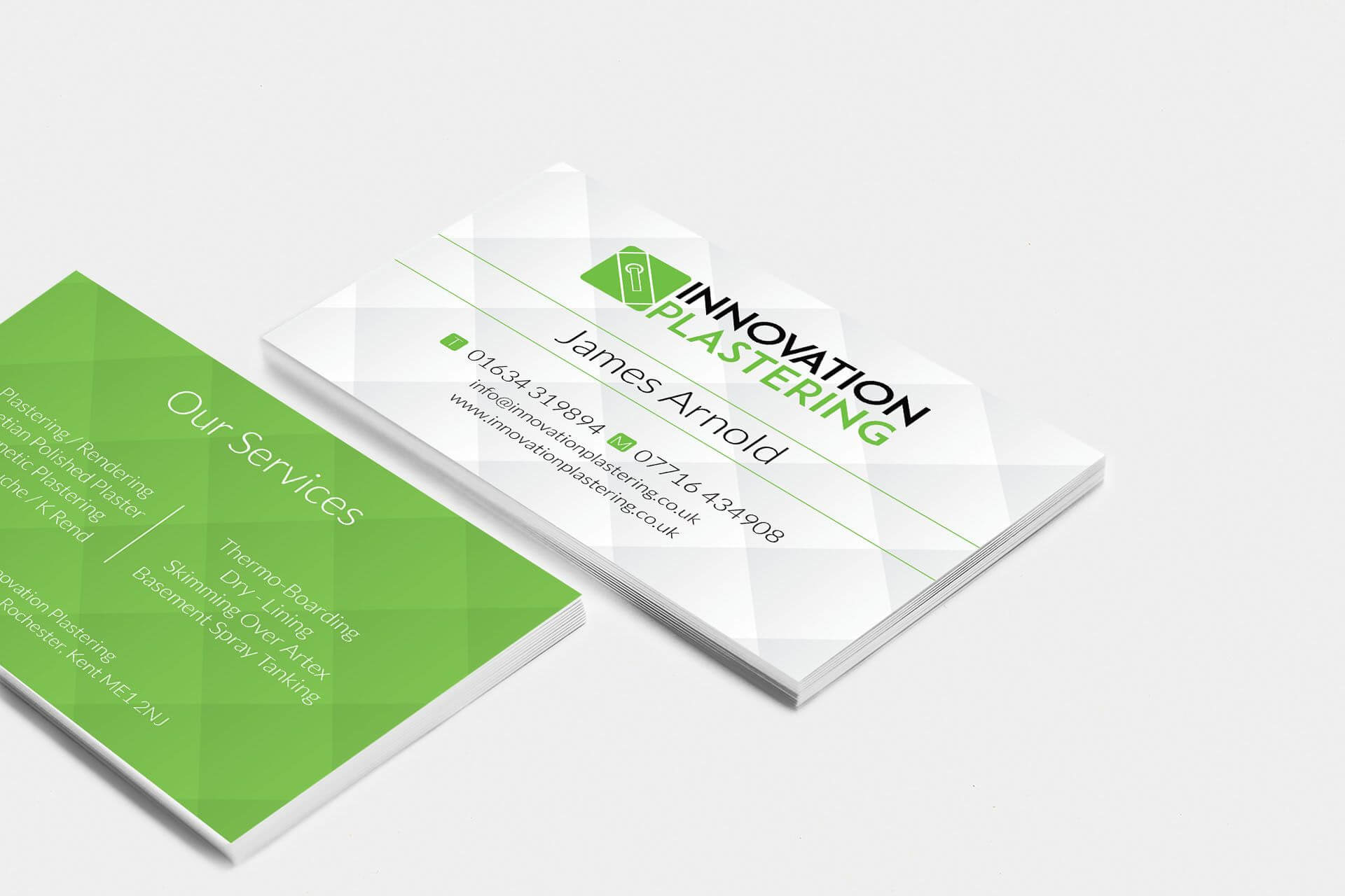 Innovation Plastering Business Card Design #businesscard For Plastering Business Cards Templates