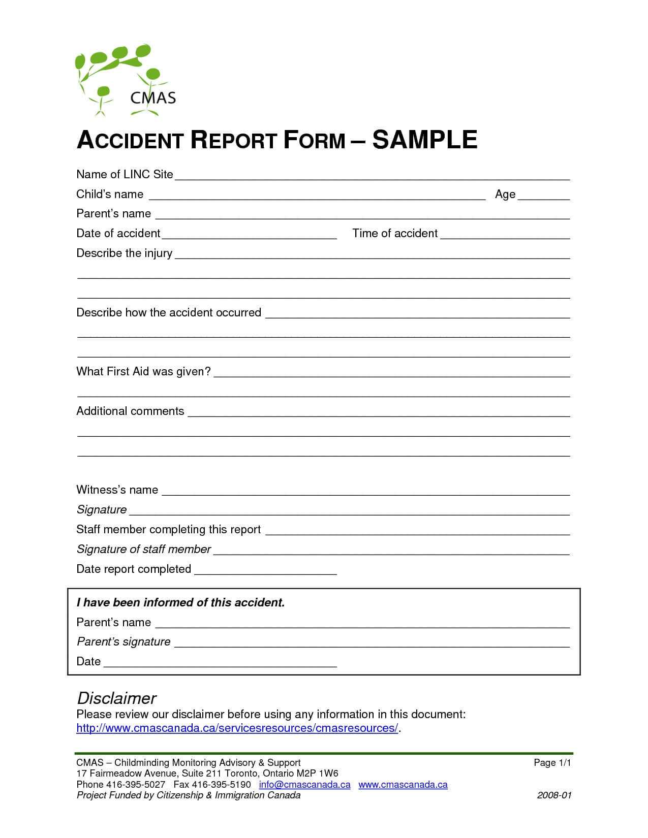 Insurance Incident Report Template – Atlantaauctionco With Insurance Incident Report Template