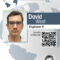Interglobal Portrait Id Card With Qr Code Credential with regard to Portrait Id Card Template