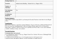 Internal Job Posting Template Word - Atlantaauctionco pertaining to Internal Job Posting Template Word
