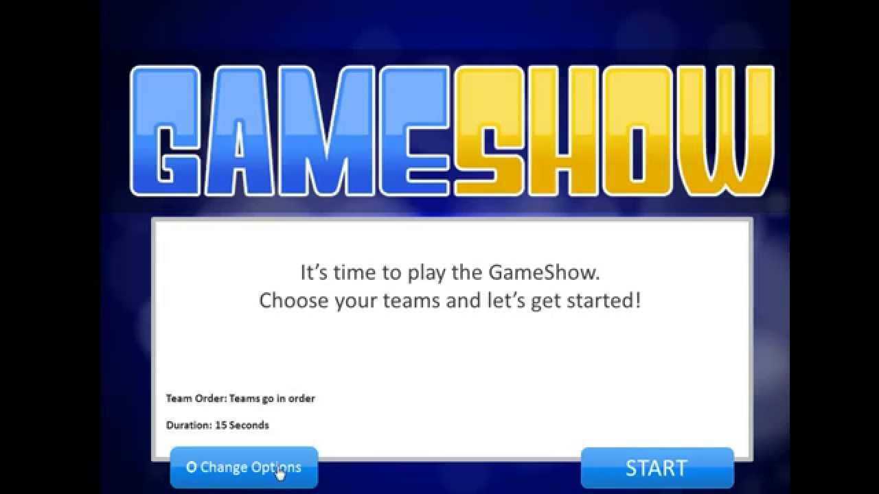 Introduction To The Powerpoint Gameshow Template Intended For Quiz Show Template Powerpoint