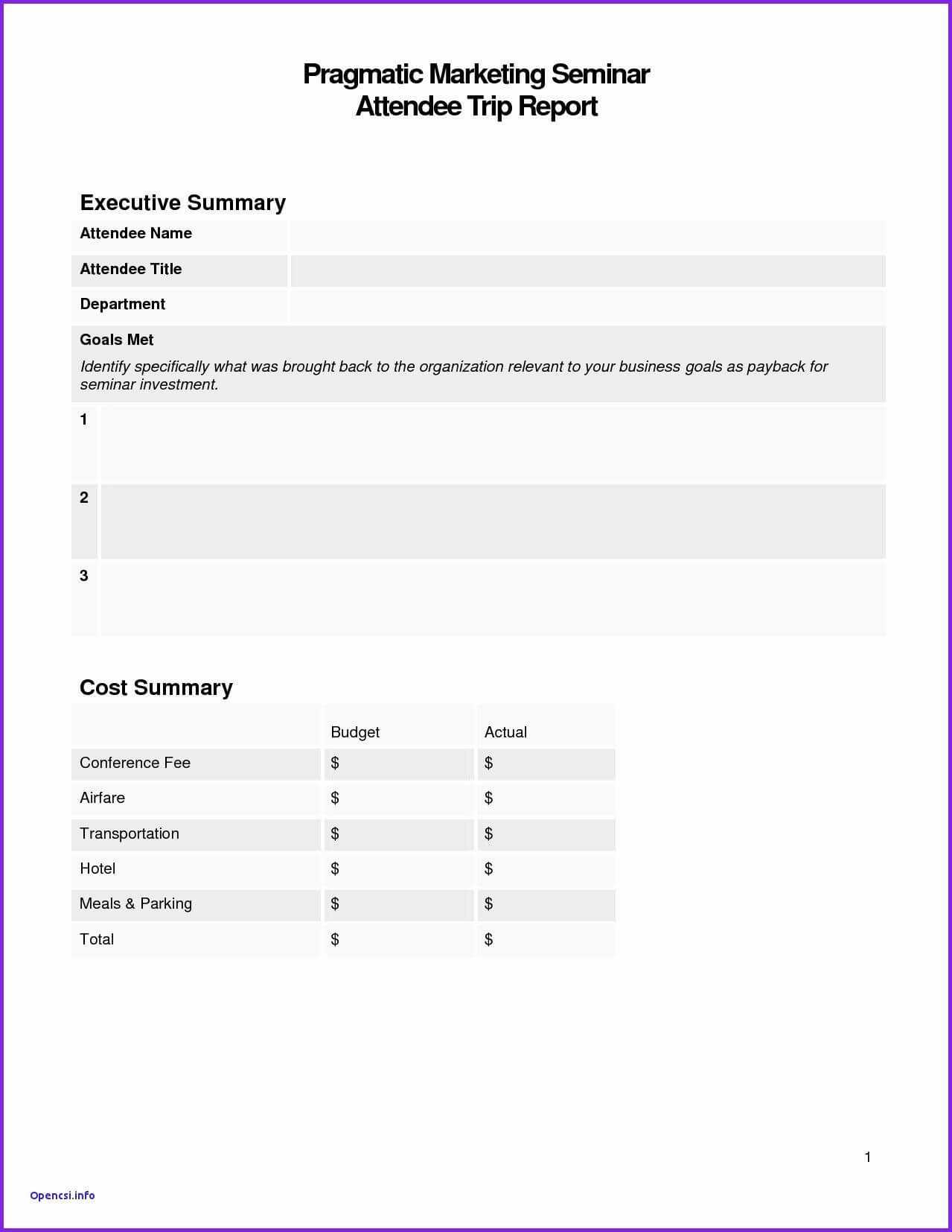 Investigation Report Template Pdf | Glendale Community Regarding Business Trip Report Template Pdf