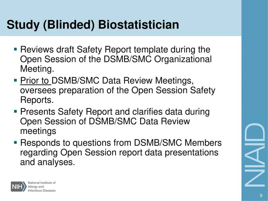 Investigator Training – Ppt Download Intended For Dsmb Report Template