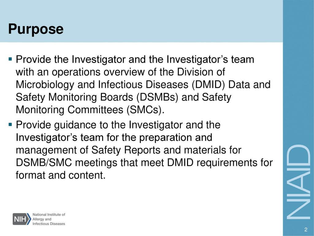Investigator Training – Ppt Download Regarding Dsmb Report Regarding Dsmb Report Template