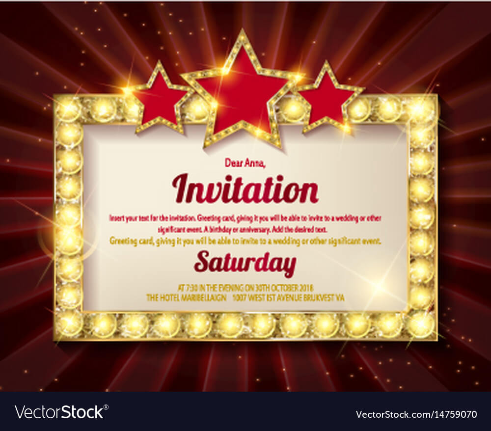 Invitation Card Template Banners With Event Invitation Card Template