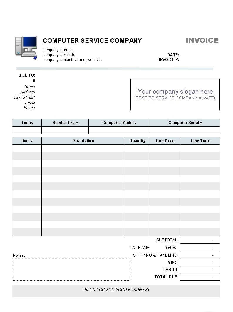 Invoice Template Ms Word 2010 – Aboveallservice Pertaining To Invoice Template Word 2010