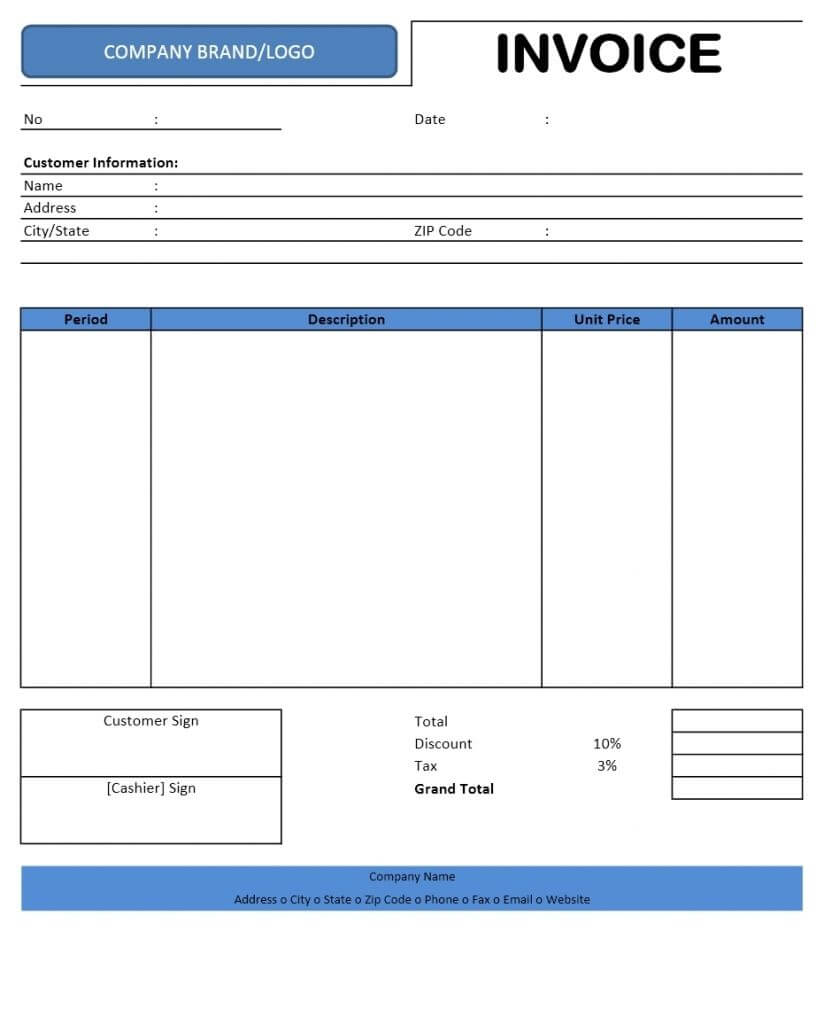 Invoice Templates Microsoft And Open Office Templates Throughout Microsoft Office Word Invoice Template