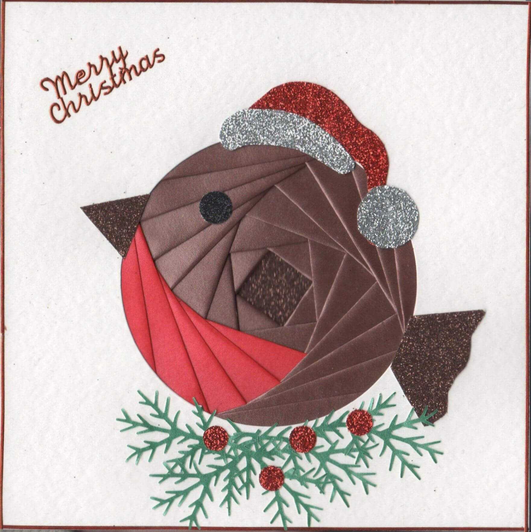 Iris Folding : Christmas Robin | Cards – Iris Folding | Iris In Iris Folding Christmas Cards Templates