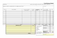 Irs Per Diem Expense Report And Per Diem Tracking pertaining to Per Diem Expense Report Template