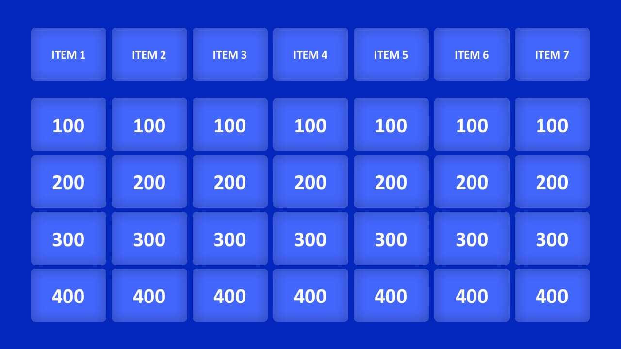 Jeopardy Game Powerpoint Templates With Powerpoint Template Games For Education