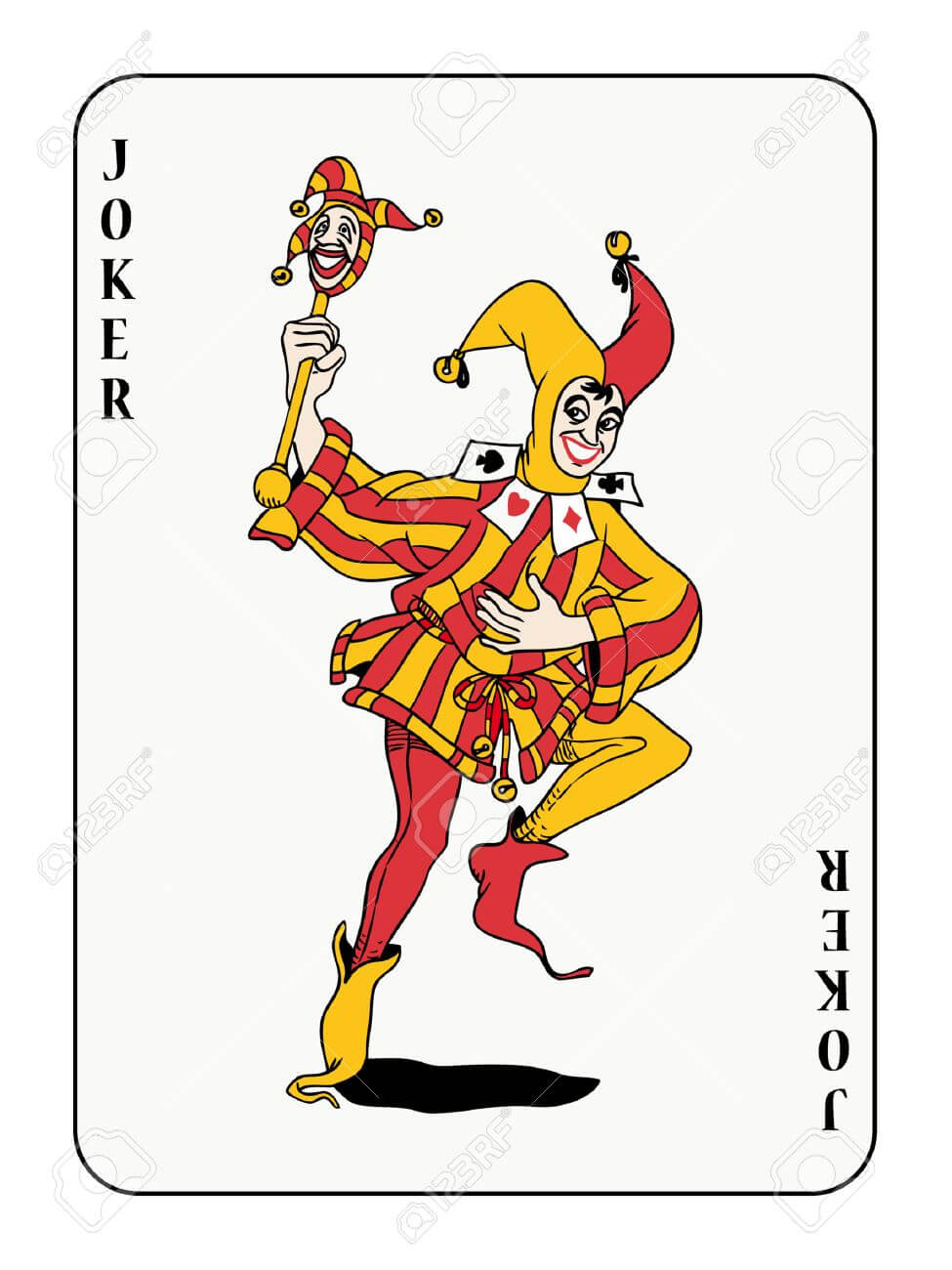 Joker Playing Card For Joker Card Template
