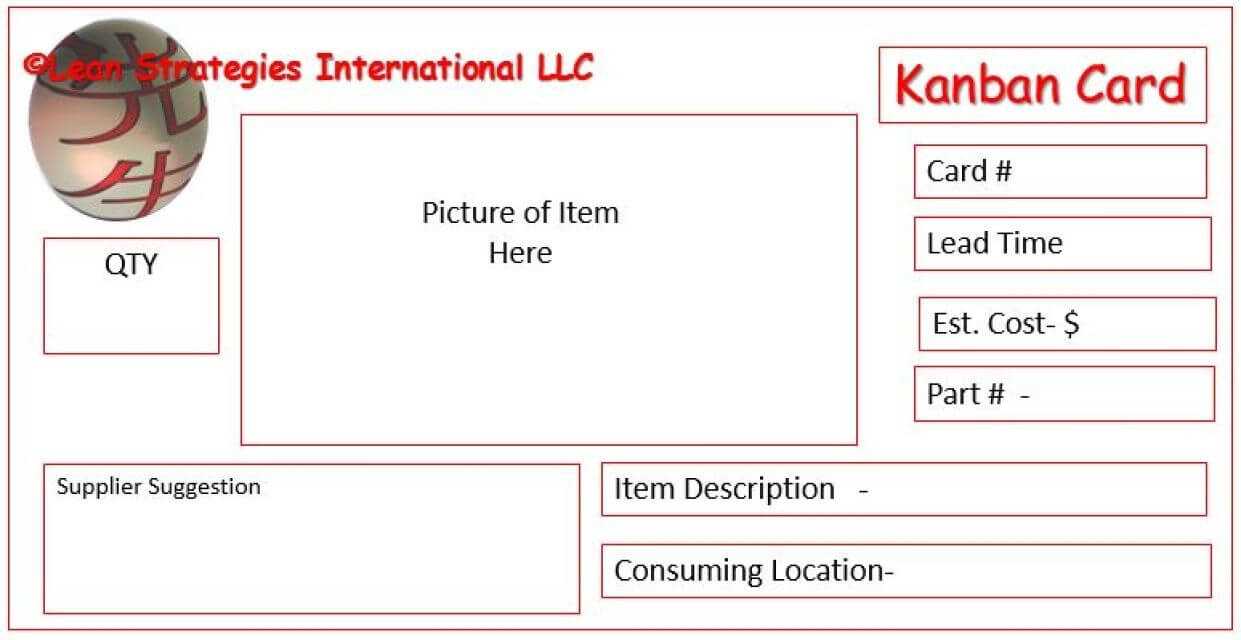 Kanban Card Templates | Kanban Cards, Japanese Words, Cards Inside Kanban Card Template