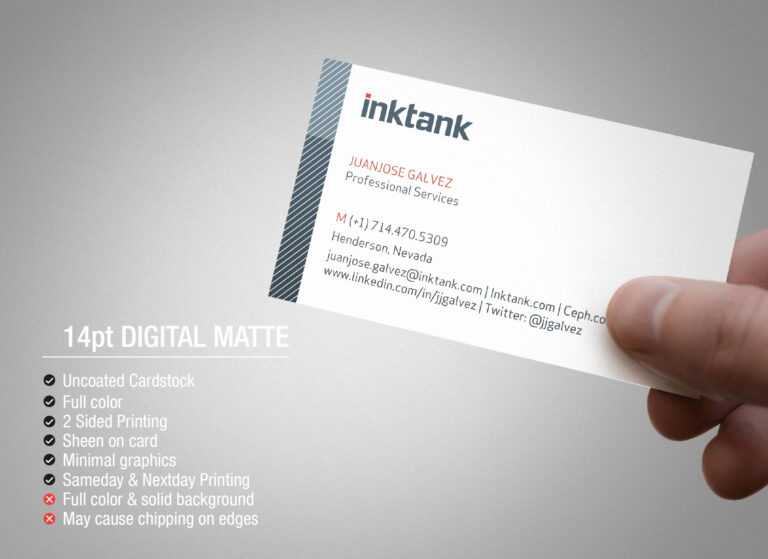 Kinkos Business Card Template