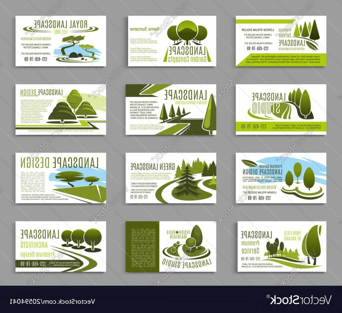 Landscape Card Template – Yupar.magdalene Project Within Landscaping Business Card Template