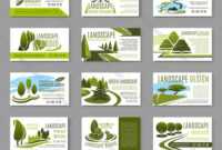 Landscape Design Studio Business Card Template intended for Landscaping Business Card Template