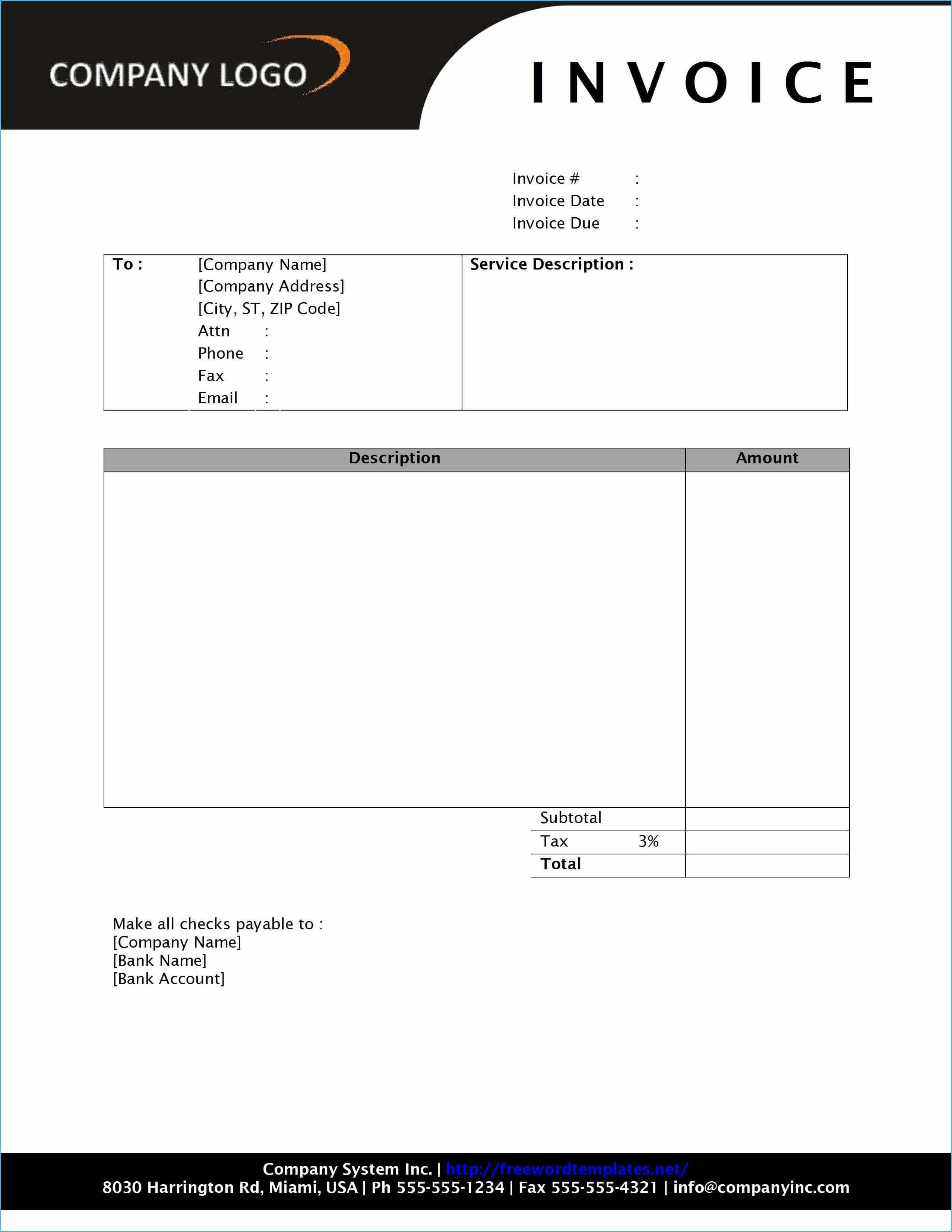 Latest Invoice Template Word 2010 Which You Need To Make Regarding Invoice Template Word 2010