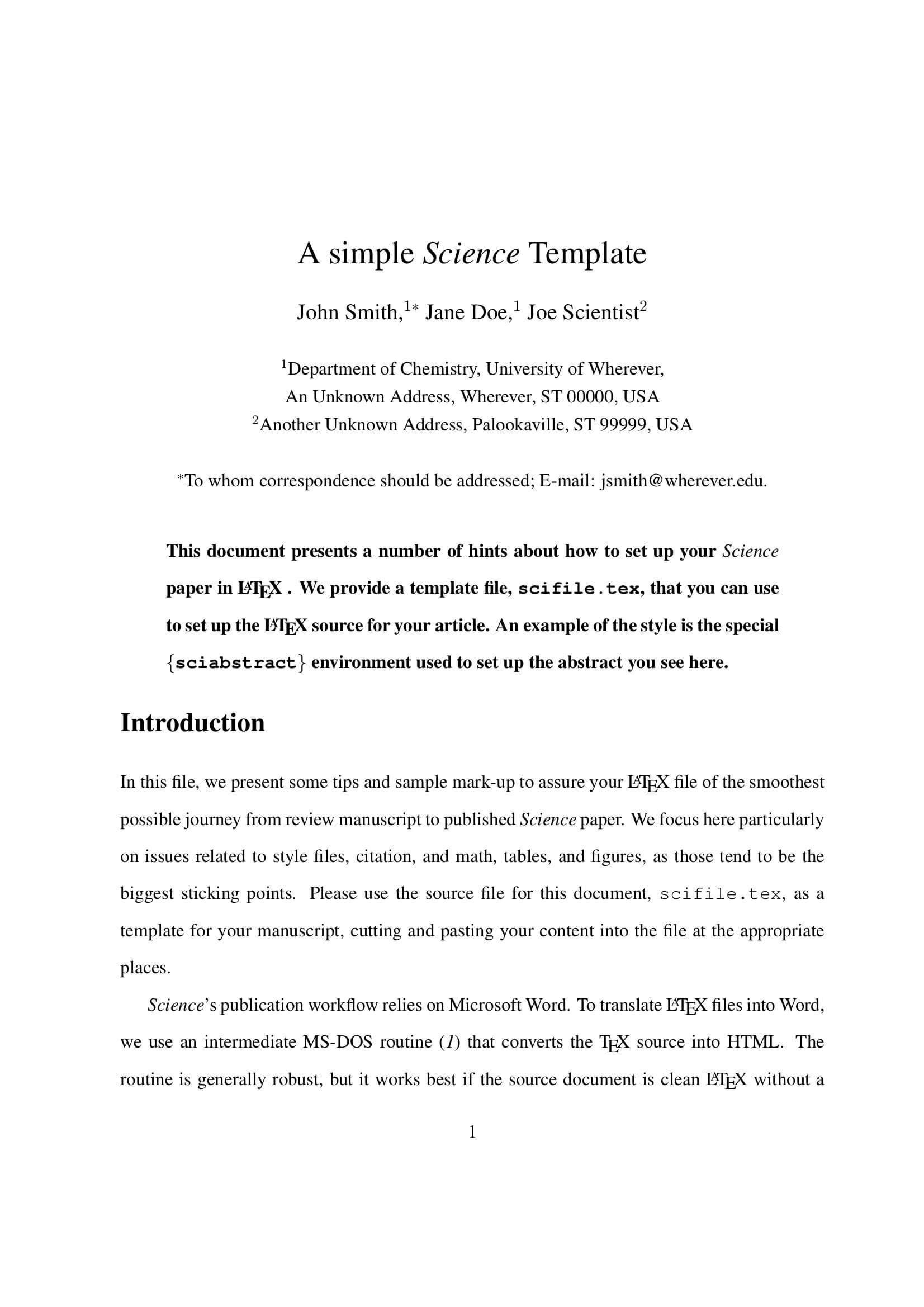 Latex Templates » Academic Journals For Academic Journal Template Word