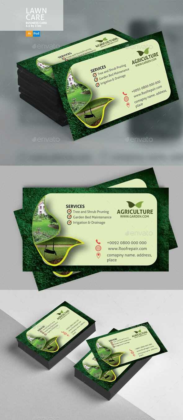 Lawn Care #business #card – Business Cards Print Templates Within Lawn Care Business Cards Templates Free