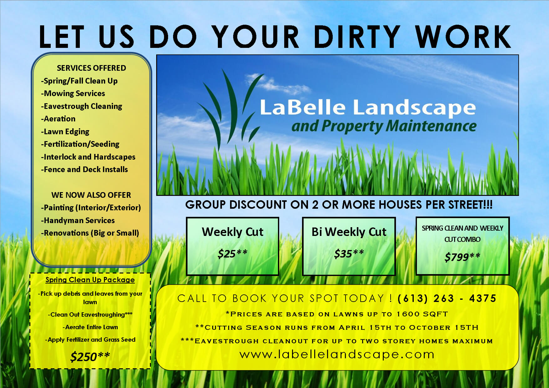 Lawn Care Flyer Free Template | Lawn Care Business, Lawn Intended For Lawn Care Business Cards Templates Free