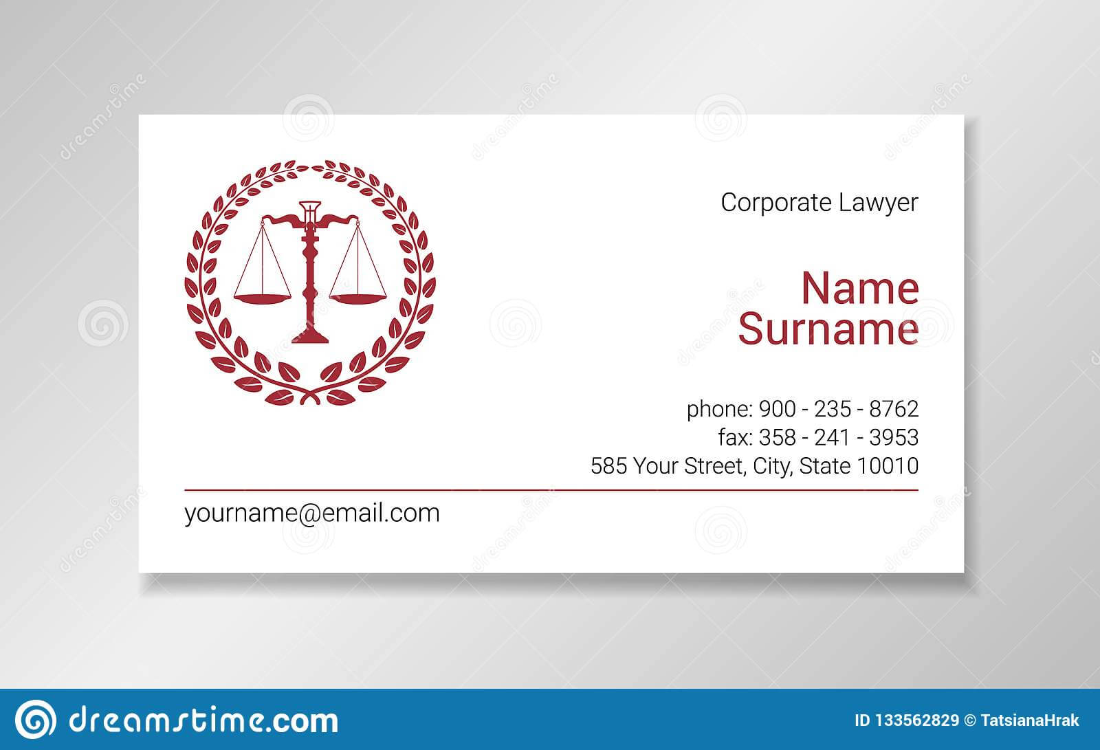 Lawyer Business Card Design Template With Burgundy Scales Throughout Lawyer Business Cards Templates
