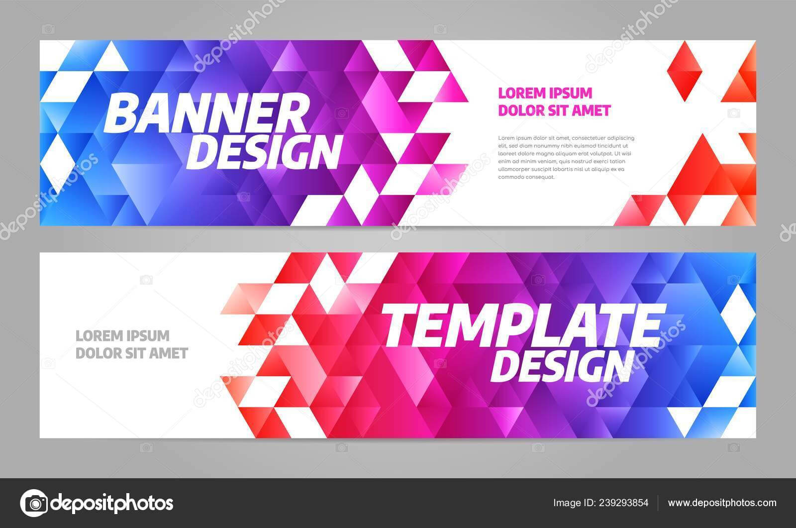 Layout Banner Template Design For Sport Event 2019 — Stock In Sports Banner Templates